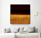 Lined View III by Randy Hibberd on GIANT ART - yellow abstract