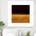 Lined View III by Randy Hibberd on GIANT ART - yellow abstract