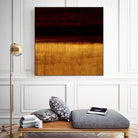 Lined View III by Randy Hibberd on GIANT ART - yellow abstract