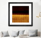 Lined View III by Randy Hibberd on GIANT ART - yellow abstract