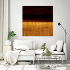 Lined View III by Randy Hibberd on GIANT ART - yellow abstract