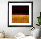 Lined View III by Randy Hibberd on GIANT ART - yellow abstract