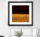 Lined View III by Randy Hibberd on GIANT ART - yellow abstract