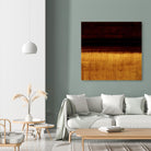 Lined View III by Randy Hibberd on GIANT ART - yellow abstract