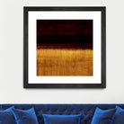 Lined View III by Randy Hibberd on GIANT ART - yellow abstract