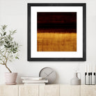 Lined View III by Randy Hibberd on GIANT ART - yellow abstract