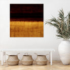 Lined View III by Randy Hibberd on GIANT ART - yellow abstract