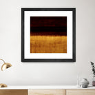 Lined View III by Randy Hibberd on GIANT ART - yellow abstract