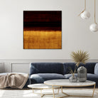 Lined View III by Randy Hibberd on GIANT ART - yellow abstract