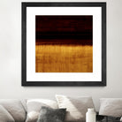 Lined View III by Randy Hibberd on GIANT ART - yellow abstract