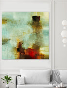Blue Innocence I by Randy Hibberd on GIANT ART - red abstract