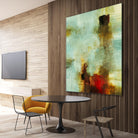 Blue Innocence I by Randy Hibberd on GIANT ART - red abstract