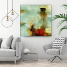 Blue Innocence I by Randy Hibberd on GIANT ART - red abstract