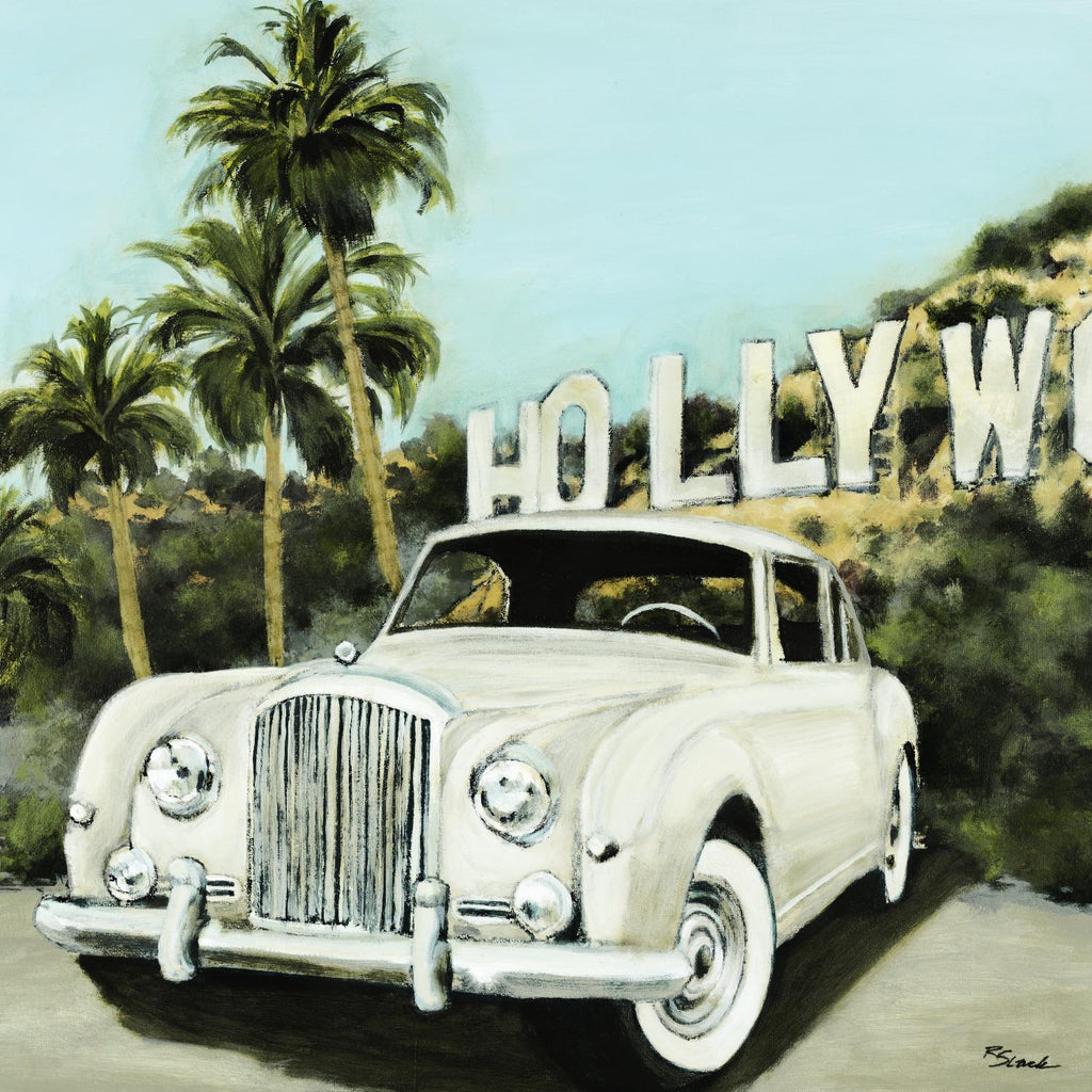 Hollywood par Randy Hibberd sur GIANT ART - vert tropical