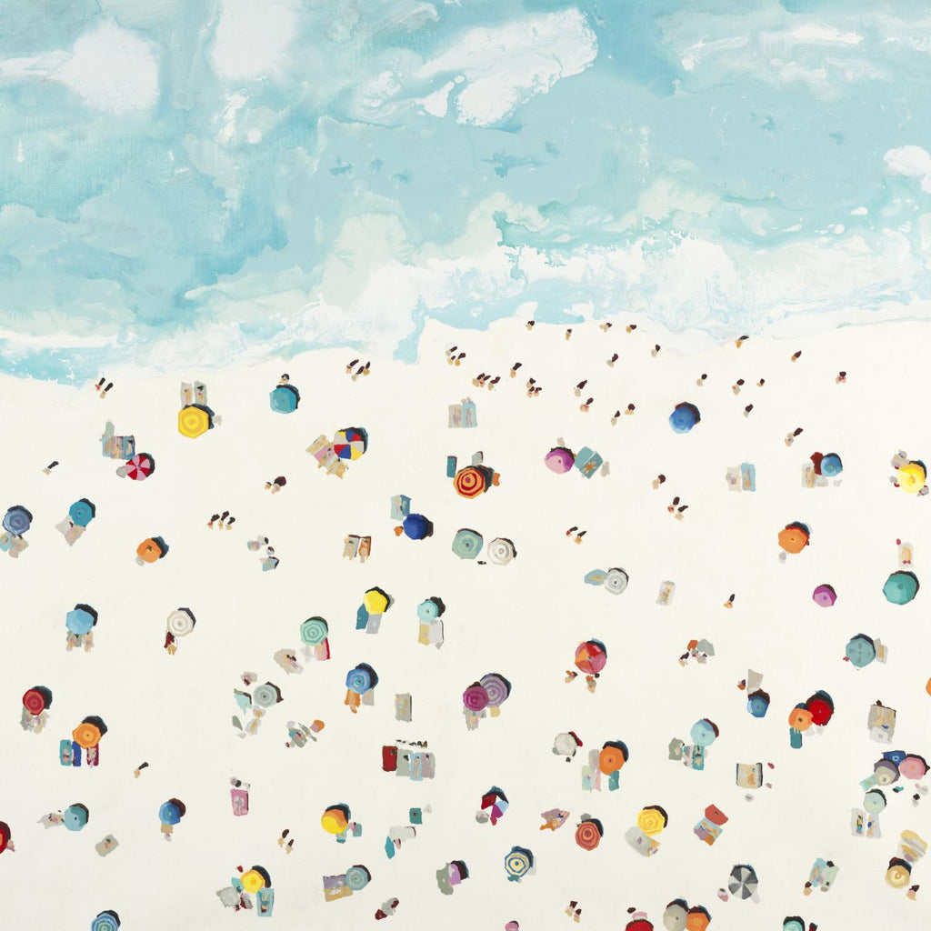 Beach Days par Randy Hibberd sur GIANT ART - scène de mer beige vue aérienne