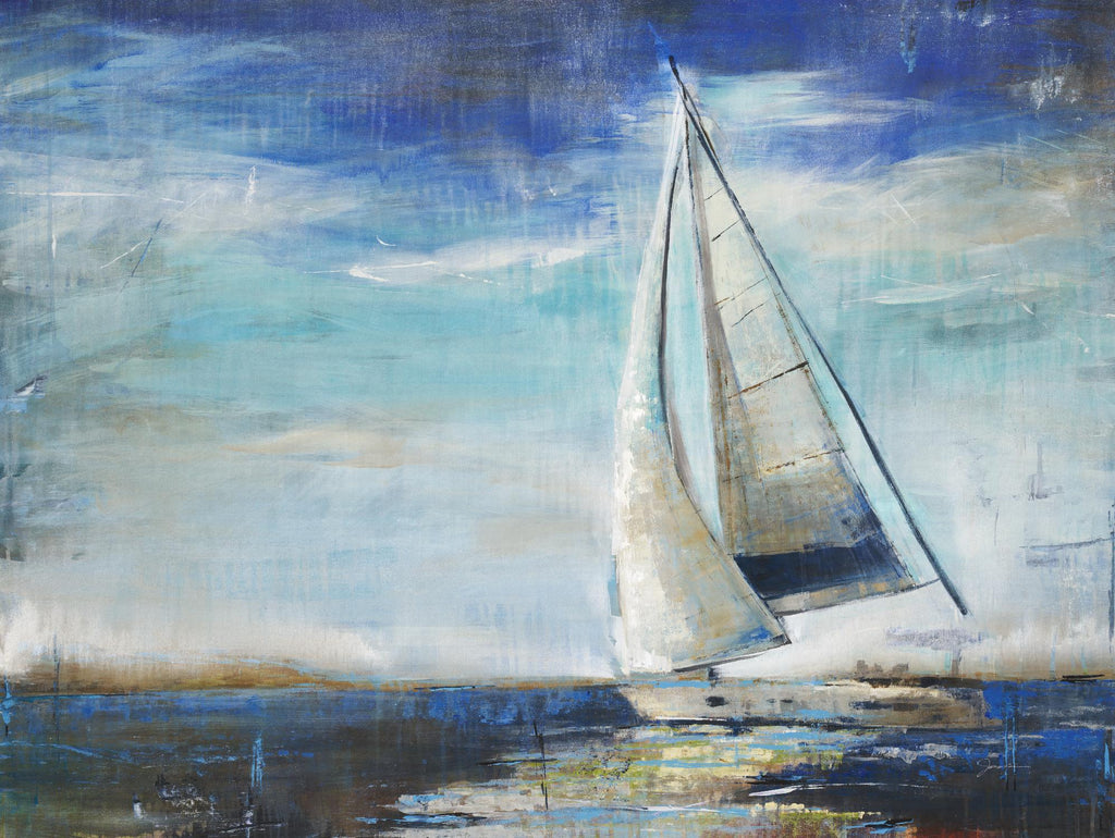 Sail Away by Liz Jardine on GIANT ART - white nautical