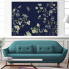 Silken Treasure II V6 by Liz Jardine on GIANT ART - blues florals