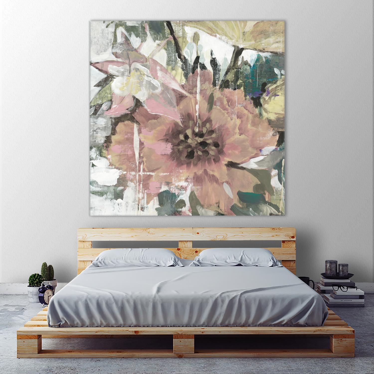 Simple Gifts V4 by Liz Jardine on GIANT ART - pinks florals