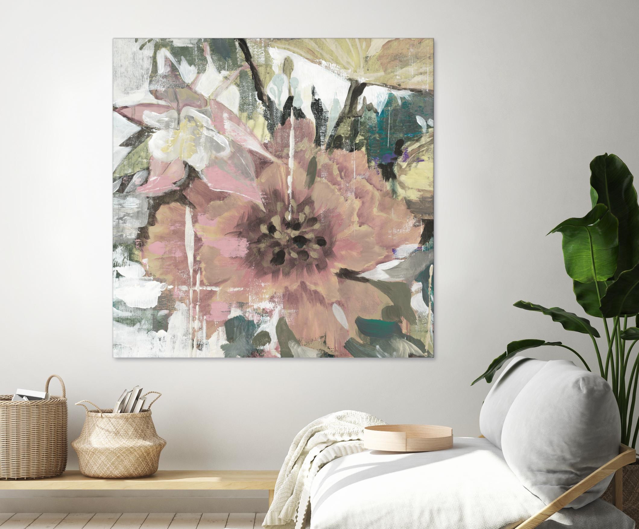 Simple Gifts V4 by Liz Jardine on GIANT ART - pinks florals