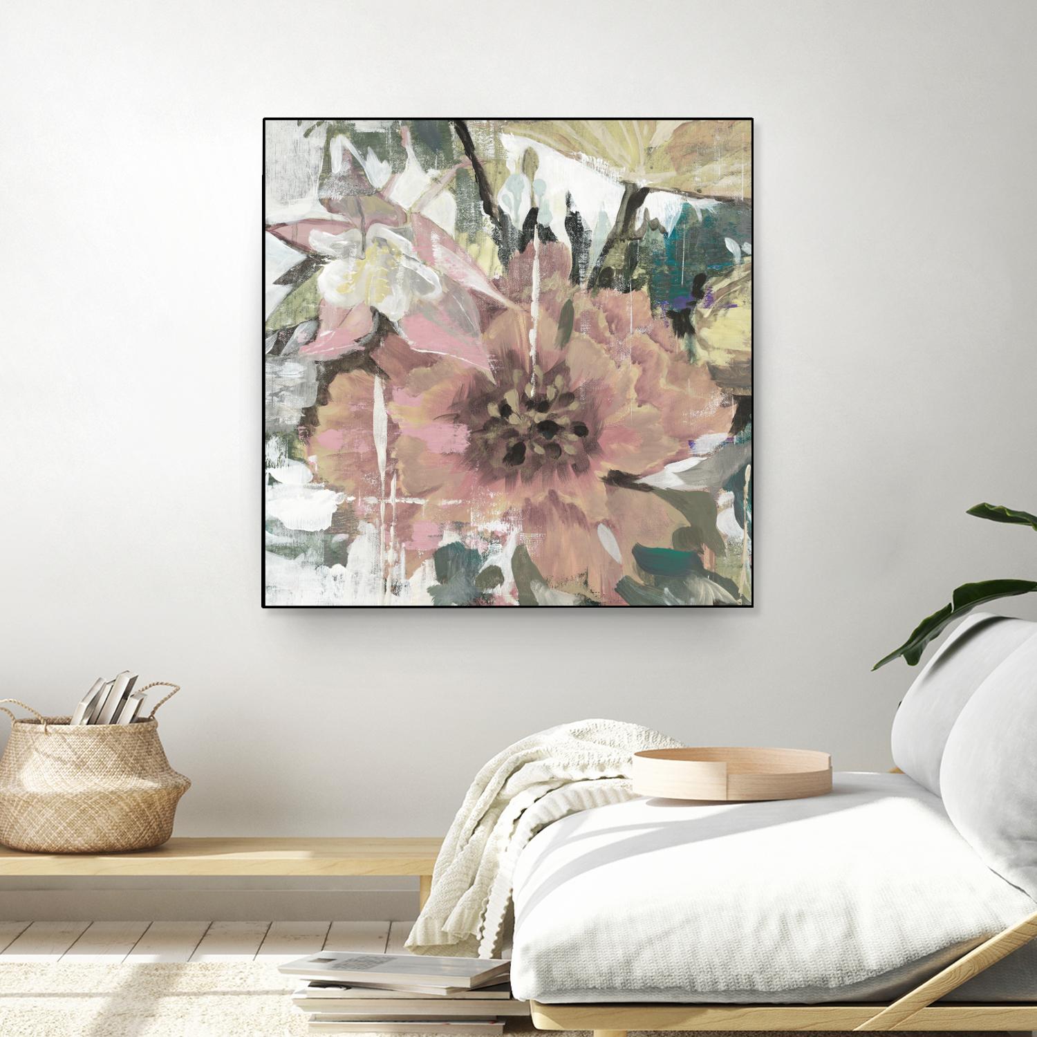 Simple Gifts V4 by Liz Jardine on GIANT ART - pinks florals