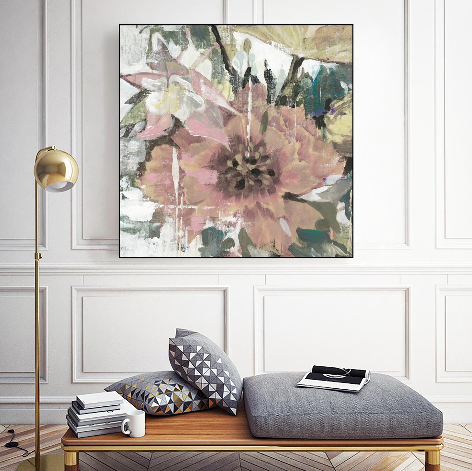 Simple Gifts V4 by Liz Jardine on GIANT ART - pinks florals