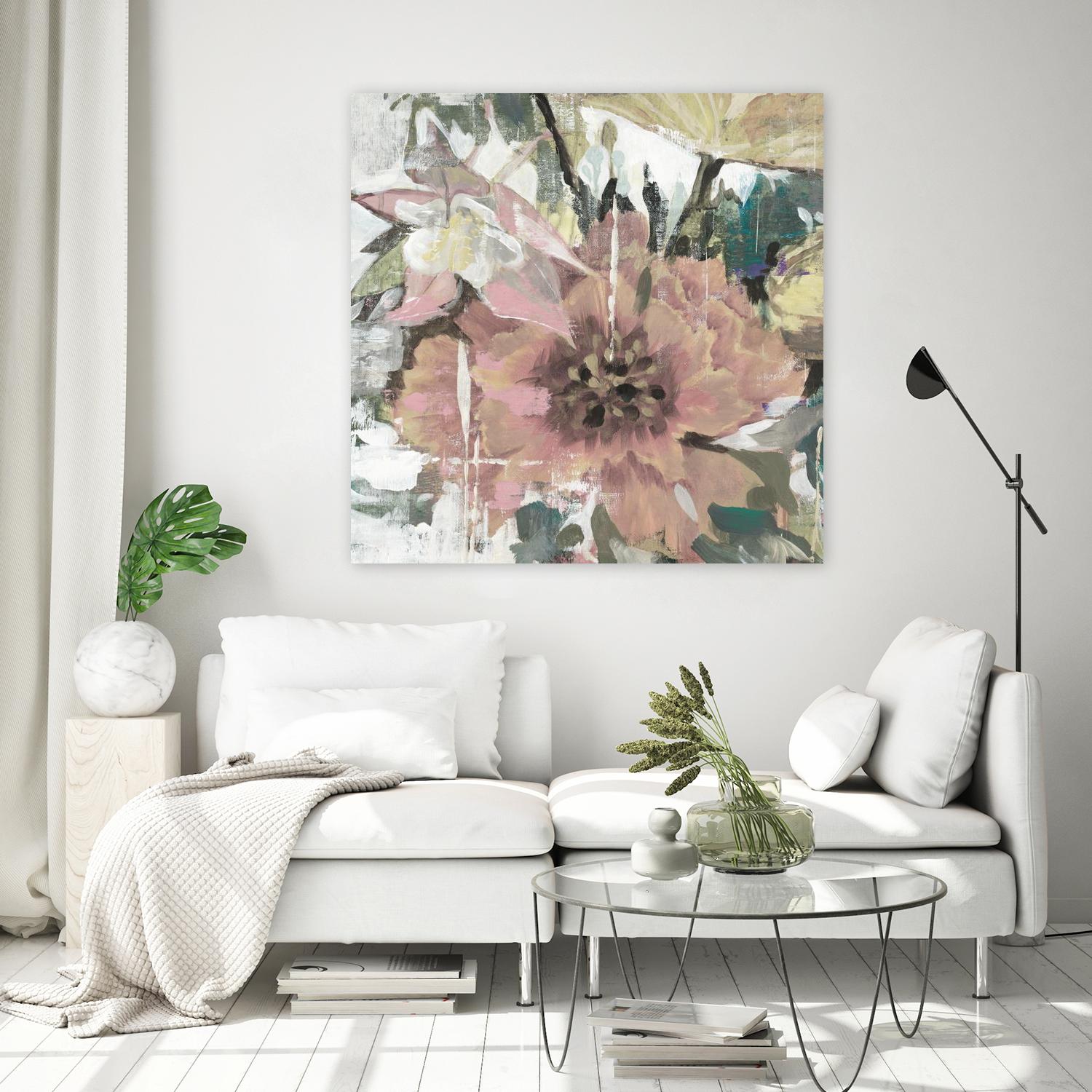 Simple Gifts V4 by Liz Jardine on GIANT ART - pinks florals