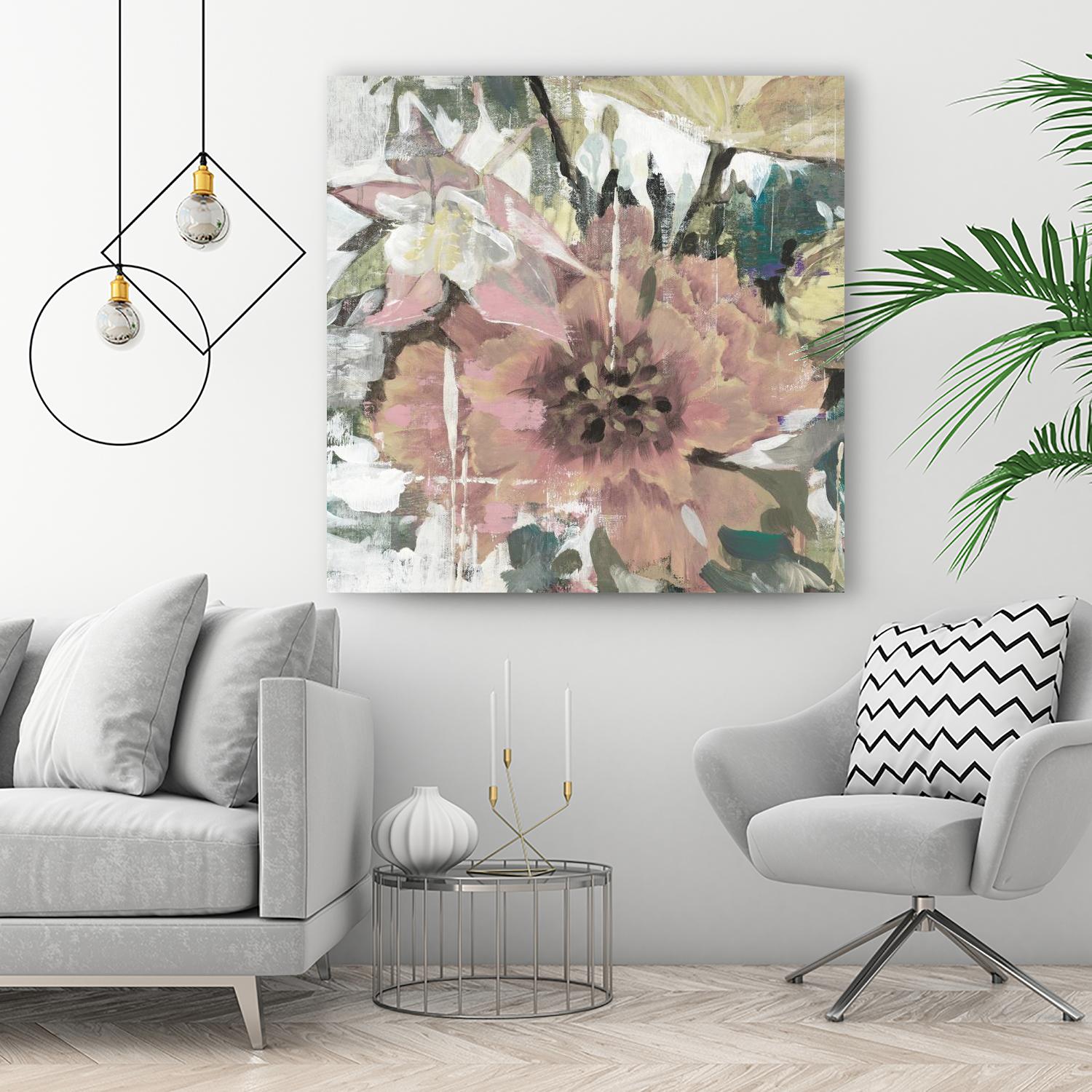 Simple Gifts V4 by Liz Jardine on GIANT ART - pinks florals