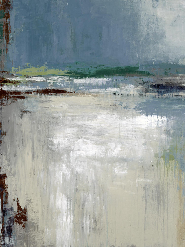 Soft Horizon de Liz Jardine sur GIANT ART - abstrait blanc