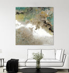 Crystal Vision III by Liz Jardine on GIANT ART - turquoise abstract