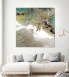 Crystal Vision III by Liz Jardine on GIANT ART - turquoise abstract