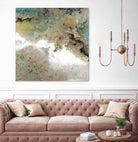 Crystal Vision III by Liz Jardine on GIANT ART - turquoise abstract