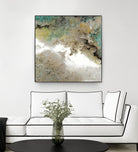 Crystal Vision III by Liz Jardine on GIANT ART - turquoise abstract