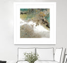 Crystal Vision III by Liz Jardine on GIANT ART - turquoise abstract