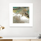 Crystal Vision III by Liz Jardine on GIANT ART - turquoise abstract