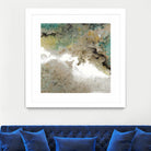 Crystal Vision III by Liz Jardine on GIANT ART - turquoise abstract