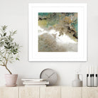 Crystal Vision III by Liz Jardine on GIANT ART - turquoise abstract