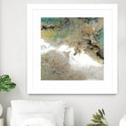 Crystal Vision III by Liz Jardine on GIANT ART - turquoise abstract