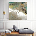 Crystal Vision III by Liz Jardine on GIANT ART - turquoise abstract