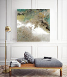 Crystal Vision III by Liz Jardine on GIANT ART - turquoise abstract