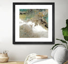 Crystal Vision III by Liz Jardine on GIANT ART - turquoise abstract