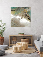 Crystal Vision III by Liz Jardine on GIANT ART - turquoise abstract