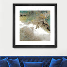 Crystal Vision III by Liz Jardine on GIANT ART - turquoise abstract