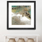 Crystal Vision III by Liz Jardine on GIANT ART - turquoise abstract