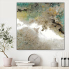 Crystal Vision III by Liz Jardine on GIANT ART - turquoise abstract