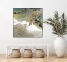 Crystal Vision III by Liz Jardine on GIANT ART - turquoise abstract