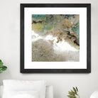 Crystal Vision III by Liz Jardine on GIANT ART - turquoise abstract