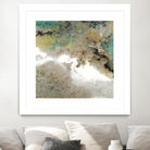 Crystal Vision III by Liz Jardine on GIANT ART - turquoise abstract