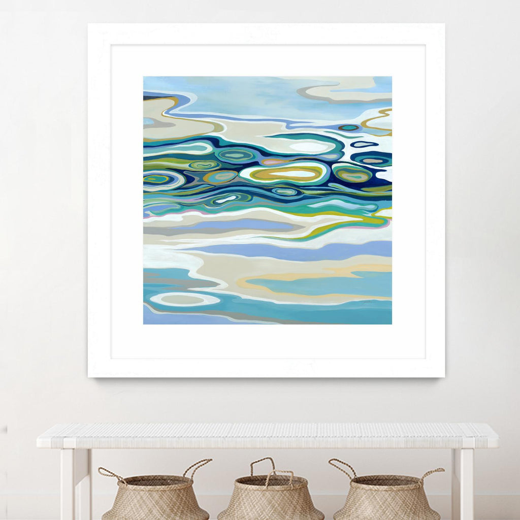 By The Sea by Liz Jardine on GIANT ART - green abstract