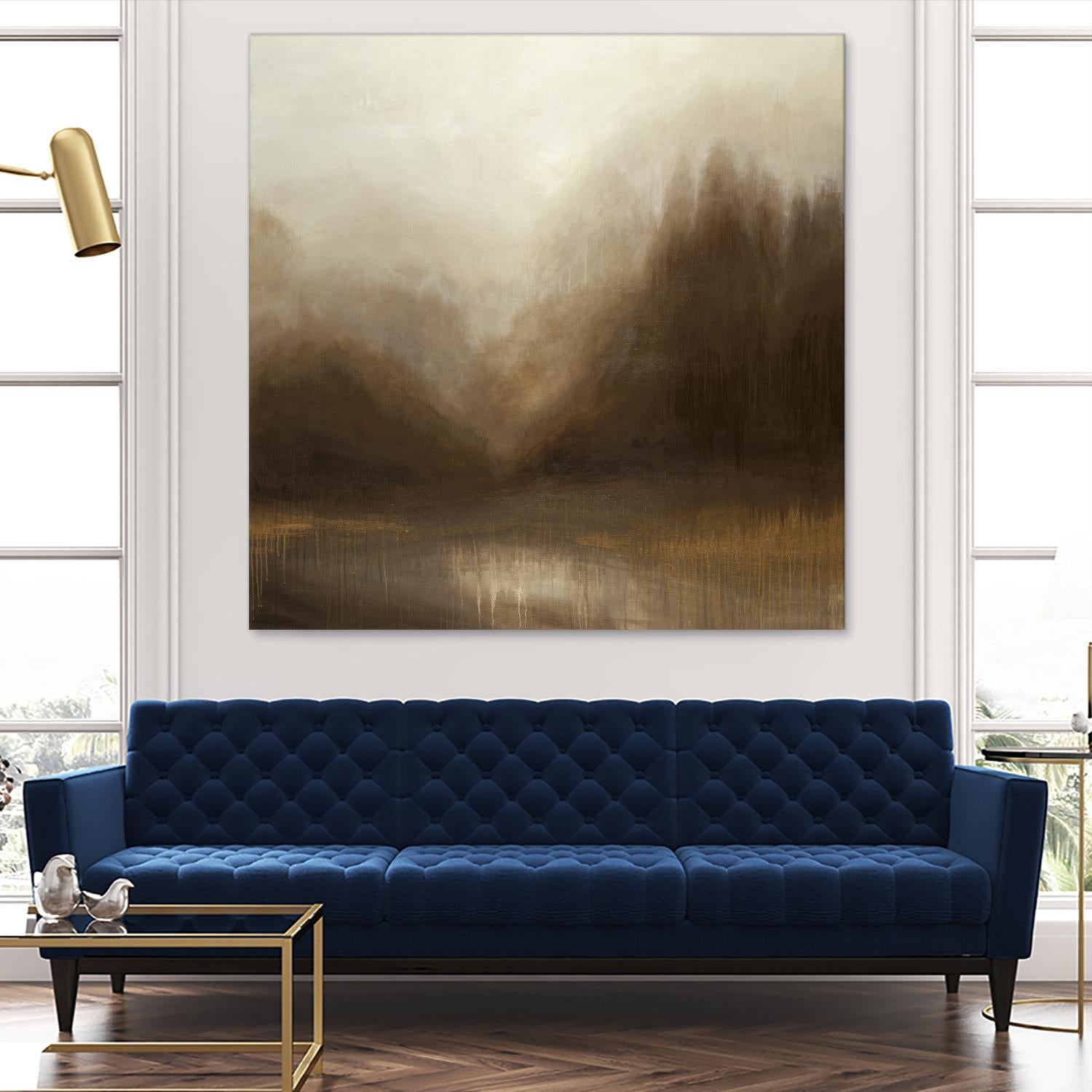 Pure Radiance by Liz Jardine on GIANT ART - beige abstract