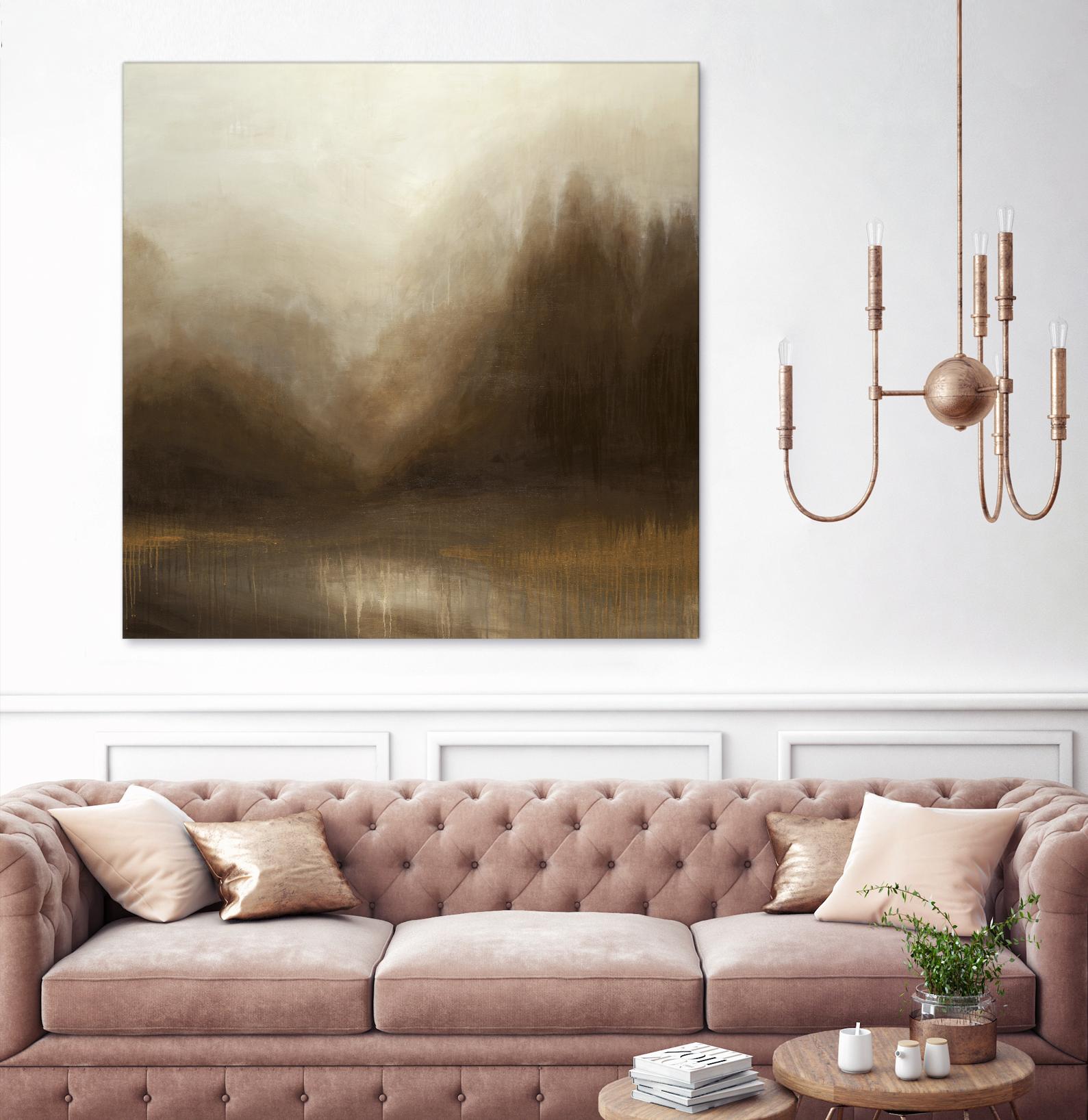 Pure Radiance by Liz Jardine on GIANT ART - beige abstract